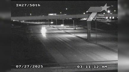 Traffic Cam Lubbock › South: I-27 @ 50TH