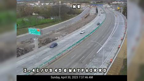 Traffic Cam Wauwatosa: I-41/US 45 at Mayfair Rd