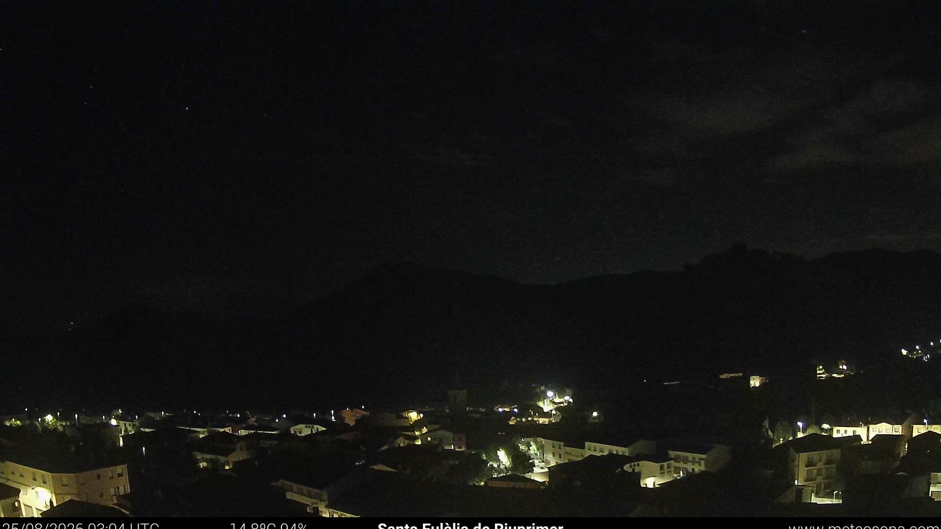 Traffic Cam Santa Eulalia de Riuprimer › East