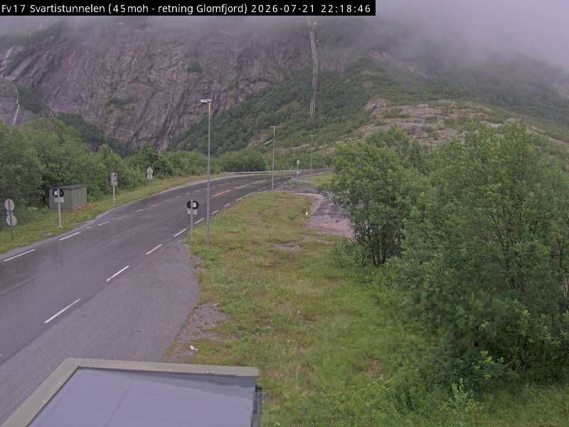 Glomfjord på dagtid