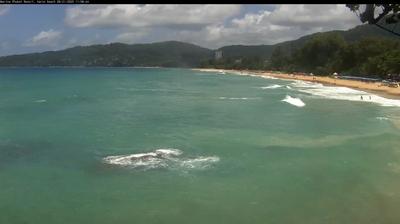 Vista de cámara web de luz diurna desde Karon: Karon Beach