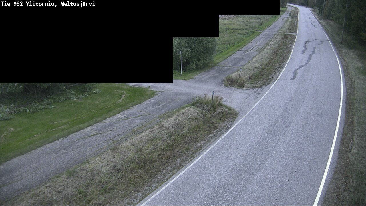 Traffic Cam Ylitornio: Tie 932 - Meltosjärvi - Ylitorniolle