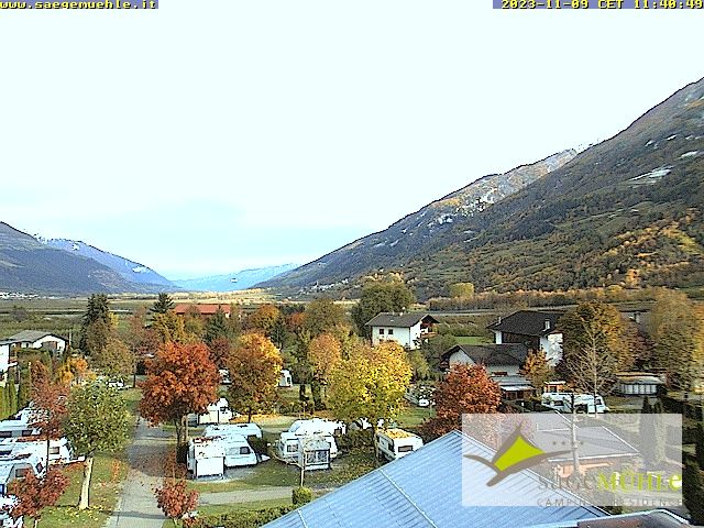 Traffic Cam Prad am Stilfserjoch - Prato allo Stelvio: Camping Residence Sägemühle
