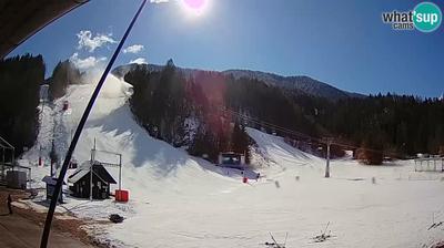 Подъем на машине на Kranjska Gora Словения