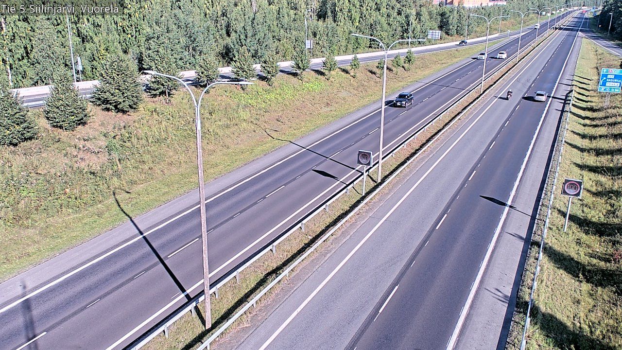Traffic Cam Siilinjarvi: Tie - Vuorela