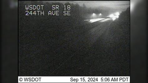 Traffic Cam Atkinson: SR 18 at MP 17.9: 244th Ave SE