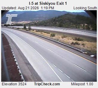 Traffic Cam White City: I-5 at Siskiyou Exit