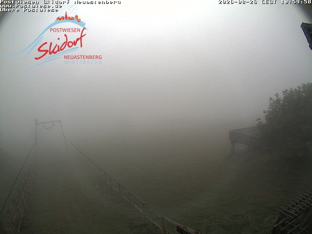 Traffic Cam Winterberg: Obere Postwiese - Postwiesen-Skigebiet Neuastenberg