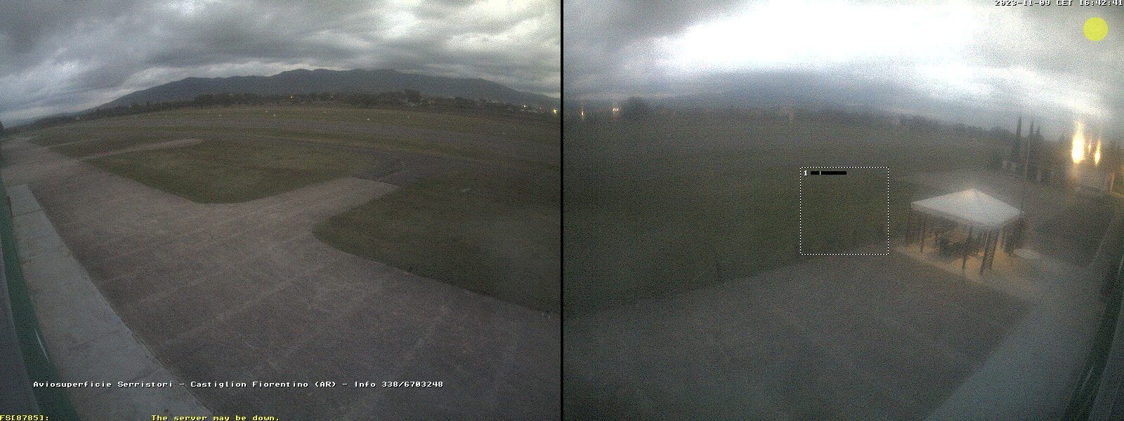 Traffic Cam Castiglion Fiorentino › East: Aviosuperficie Serristori