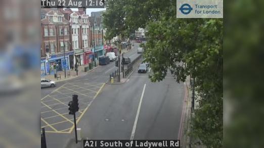 Traffic Cam London: A21 South of Ladywell Rd