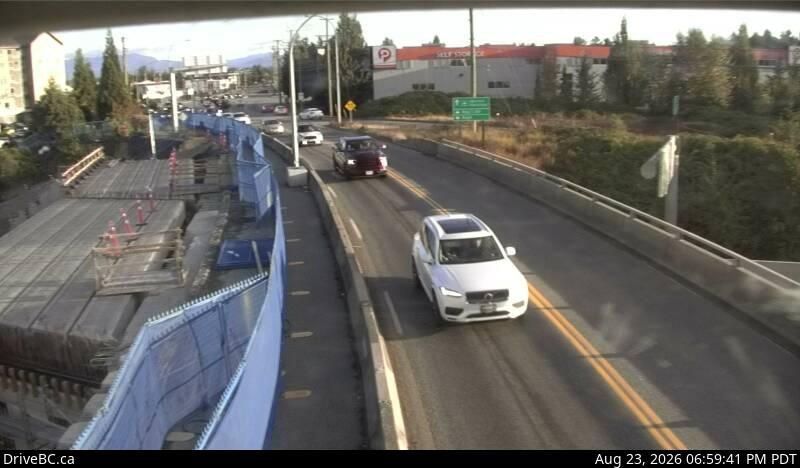 Traffic Cam Aberdeen › South: Hwy 1 at Mt. Lehman Rd, looking south