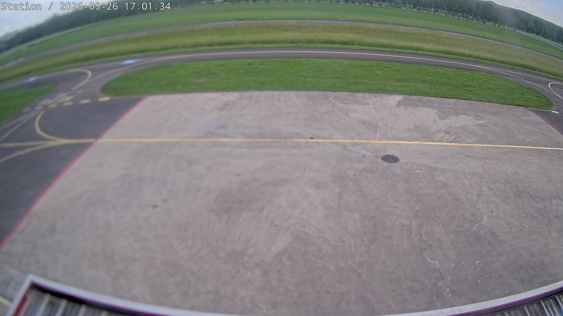 Yverdon-les-Bains: Airfield - Vaud, Switzerland: Parking