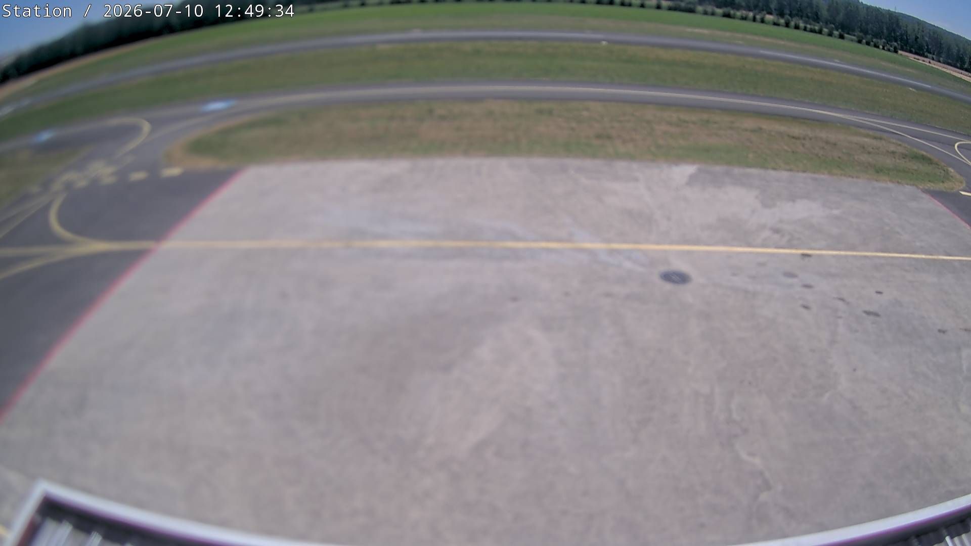 Yverdon-les-Bains: Airfield - Vaud, Switzerland: Parking