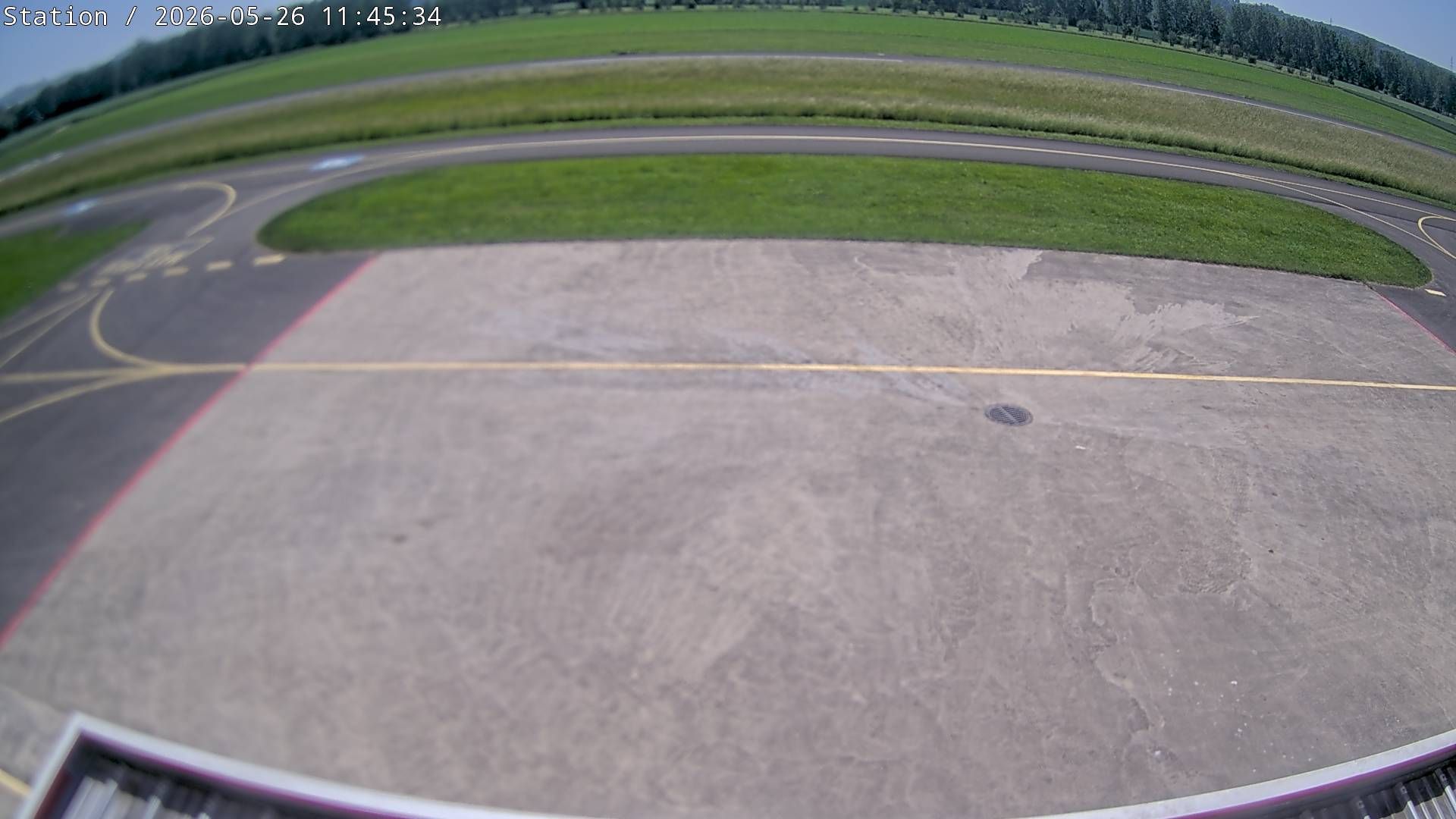 Yverdon-les-Bains: Airfield - Vaud, Switzerland: Parking
