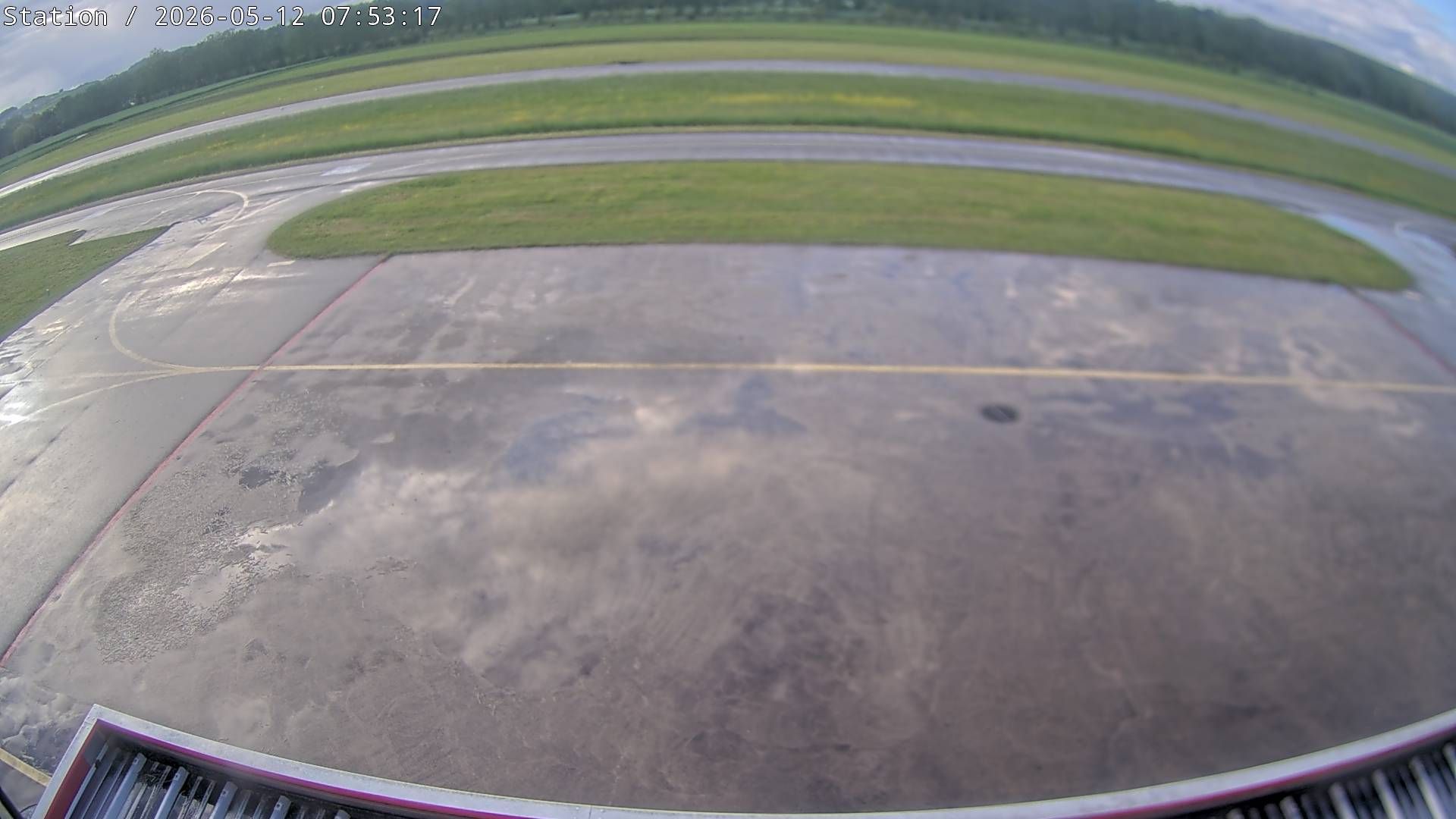 Yverdon-les-Bains: Airfield - Vaud, Switzerland: Parking