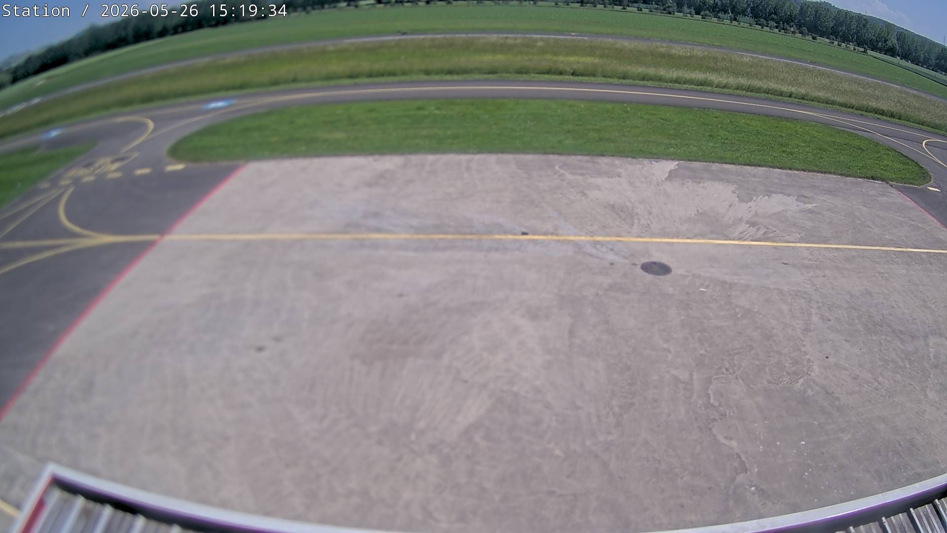 Yverdon-les-Bains: Airfield - Vaud, Switzerland: Parking