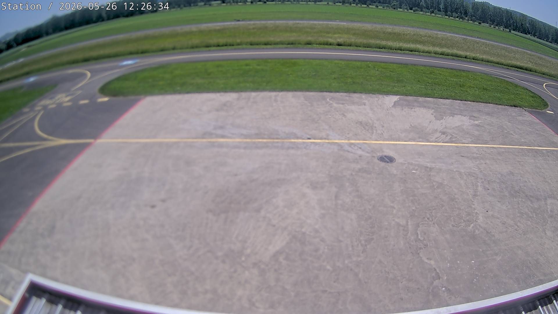 Yverdon-les-Bains: Airfield - Vaud, Switzerland: Parking