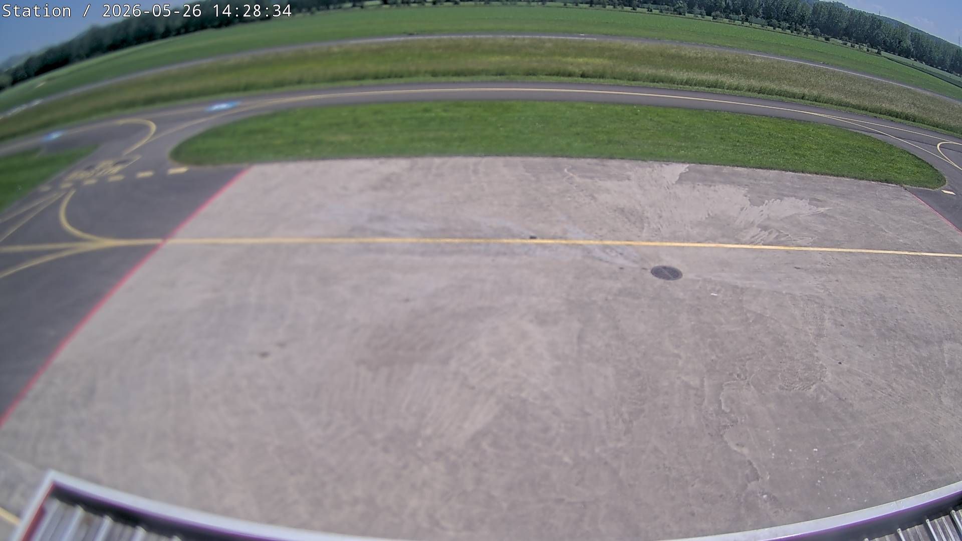 Yverdon-les-Bains: Airfield - Vaud, Switzerland: Parking