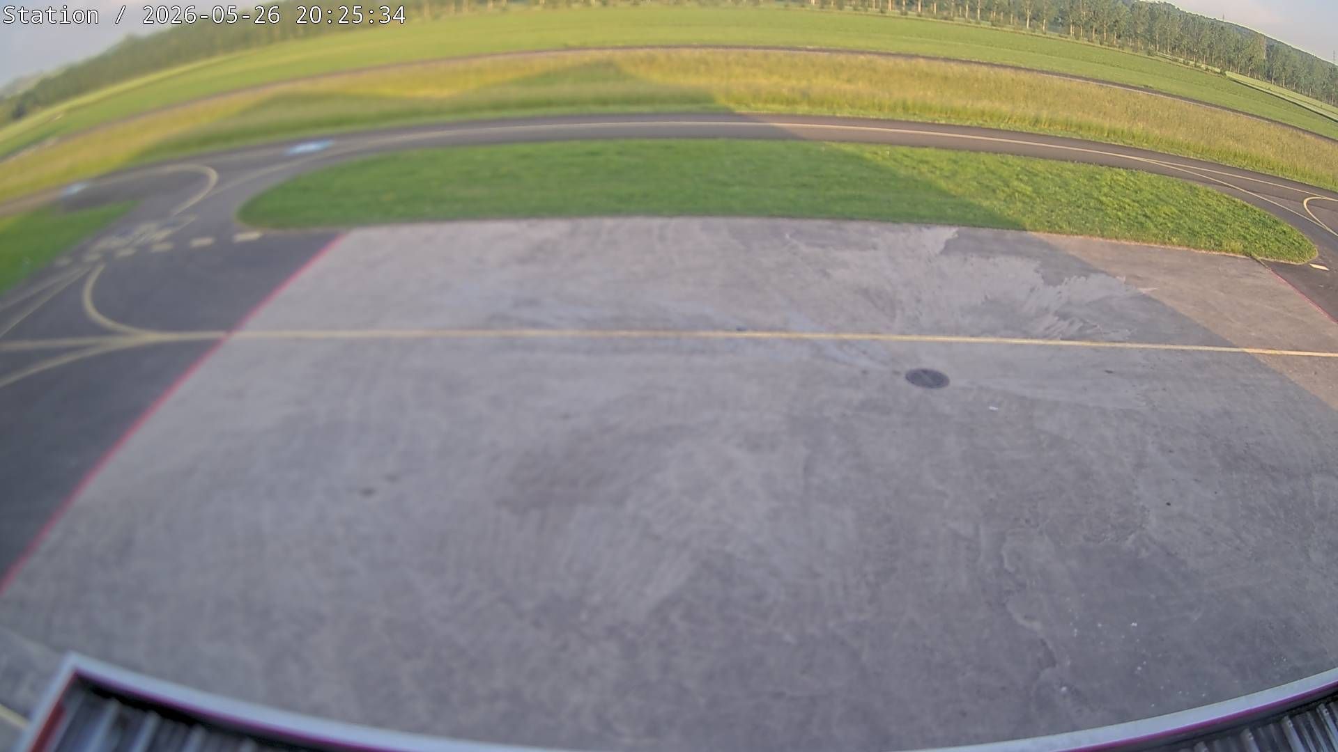 Yverdon-les-Bains: Airfield - Vaud, Switzerland: Parking