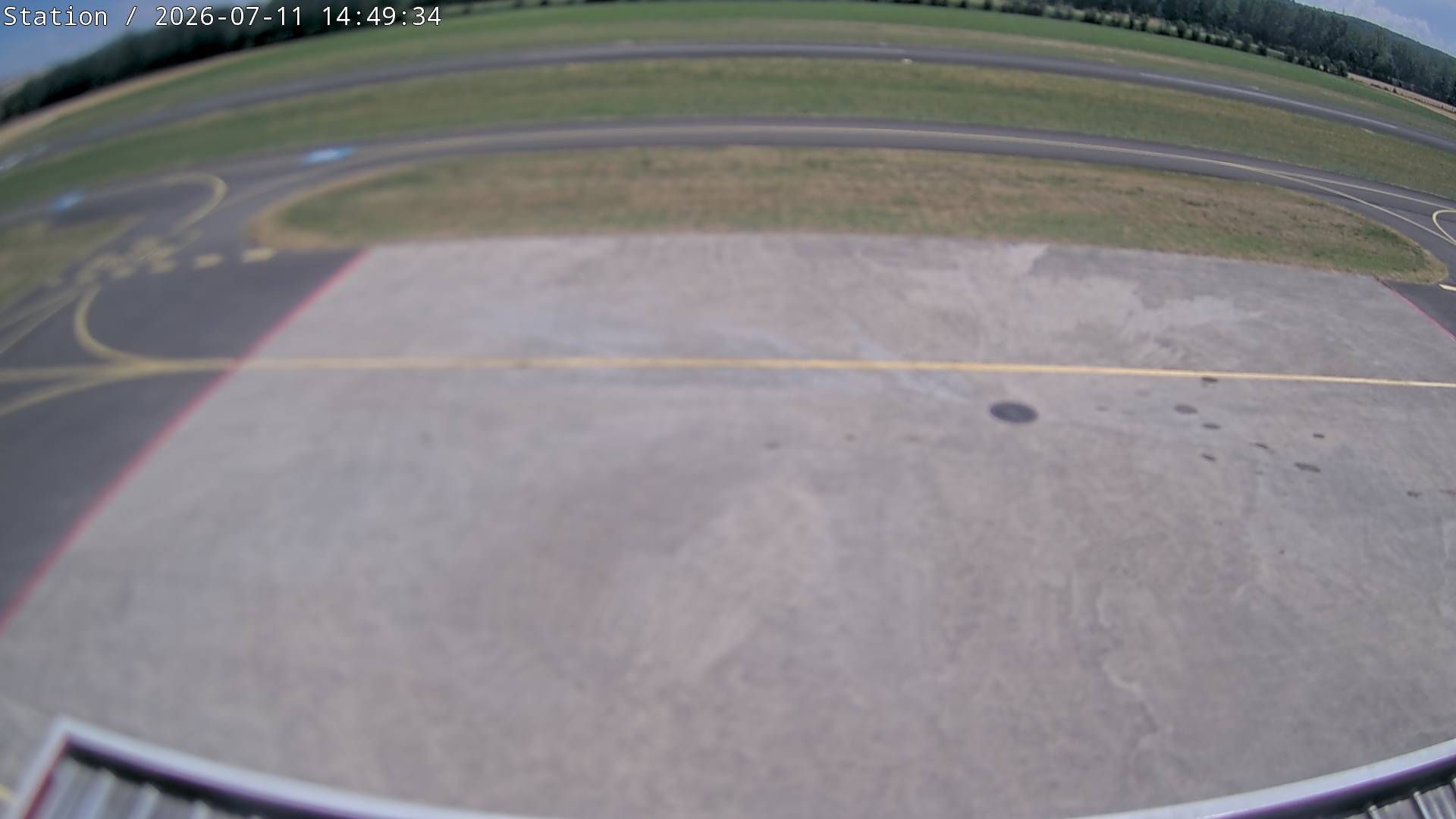 Yverdon-les-Bains: Airfield - Vaud, Switzerland: Parking