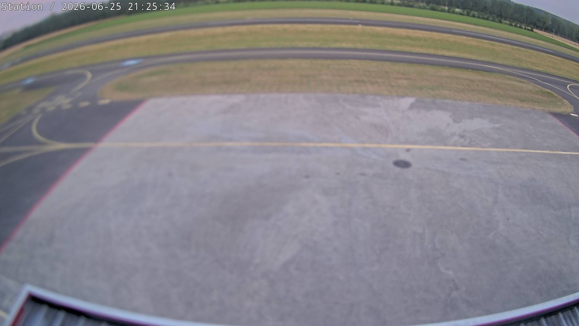 Yverdon-les-Bains: Airfield - Vaud, Switzerland: Parking