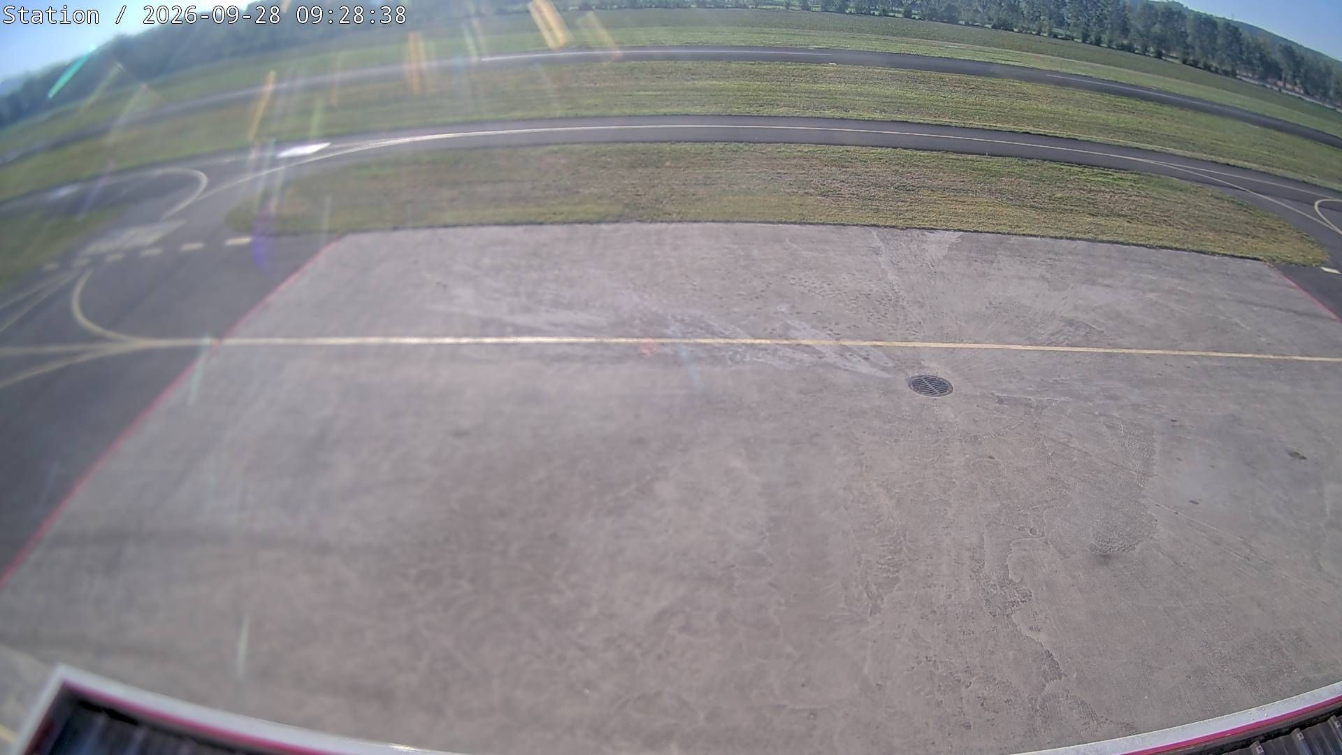 Yverdon-les-Bains: Airfield - Vaud, Switzerland: Parking