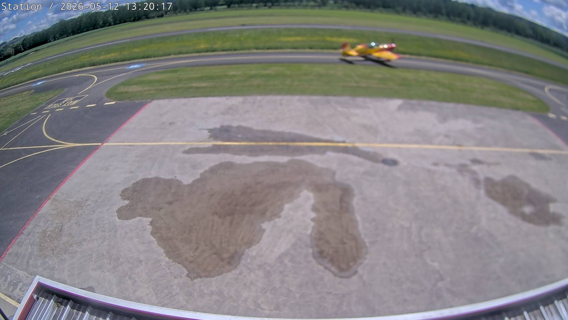 Yverdon-les-Bains: Airfield - Vaud, Switzerland: Parking