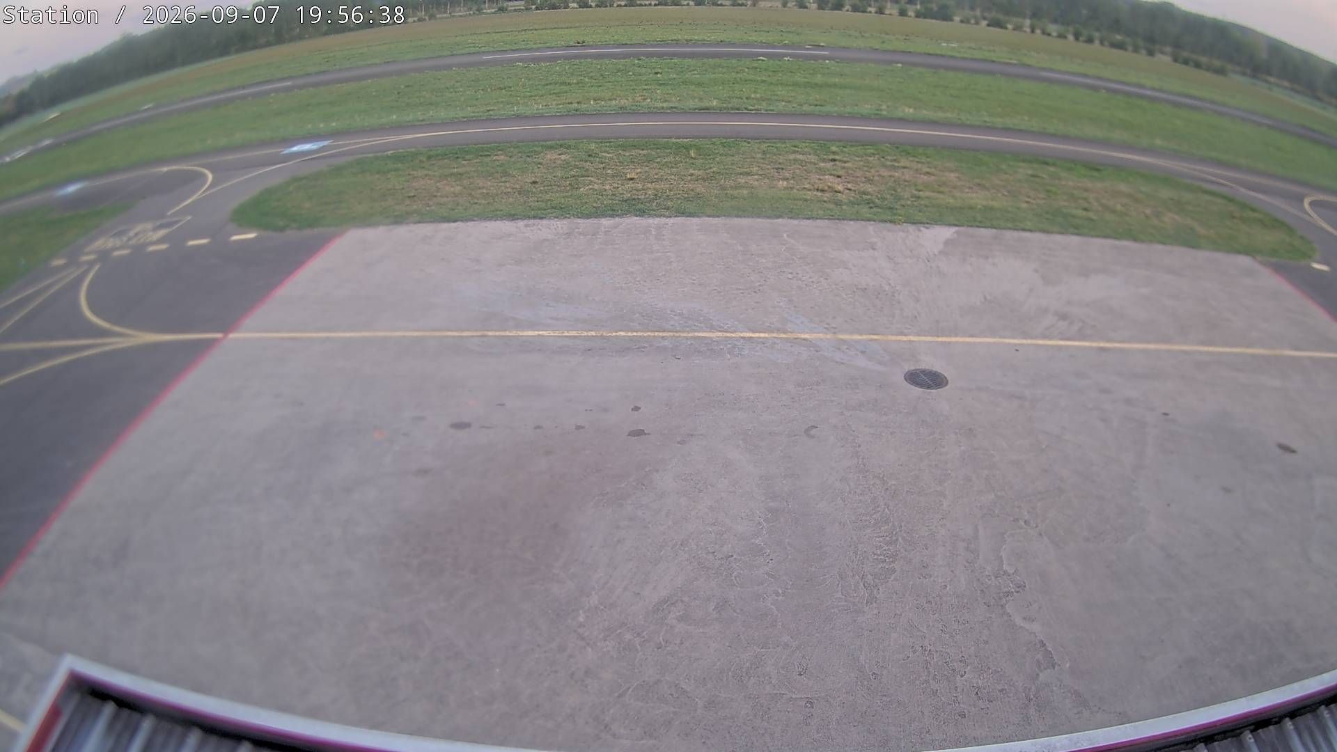Yverdon-les-Bains: Airfield - Vaud, Switzerland: Parking