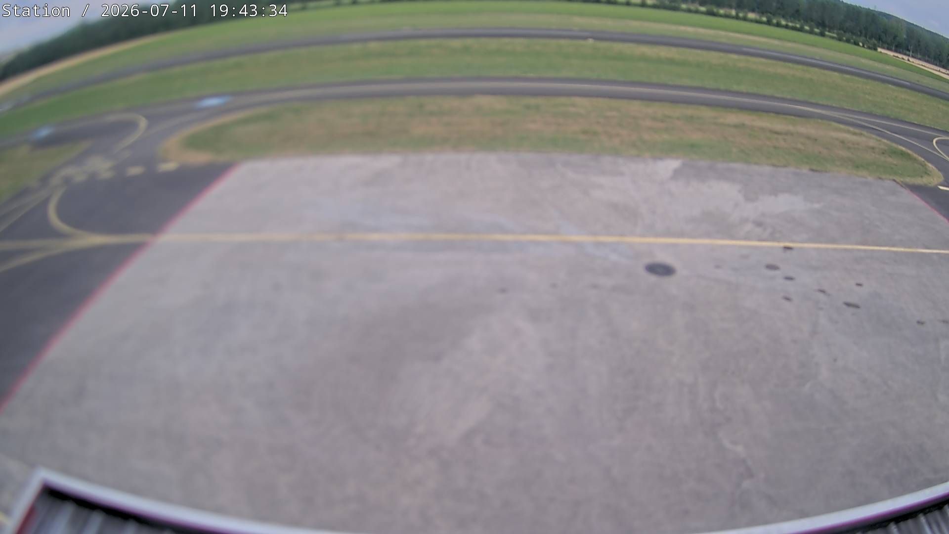 Yverdon-les-Bains: Airfield - Vaud, Switzerland: Parking