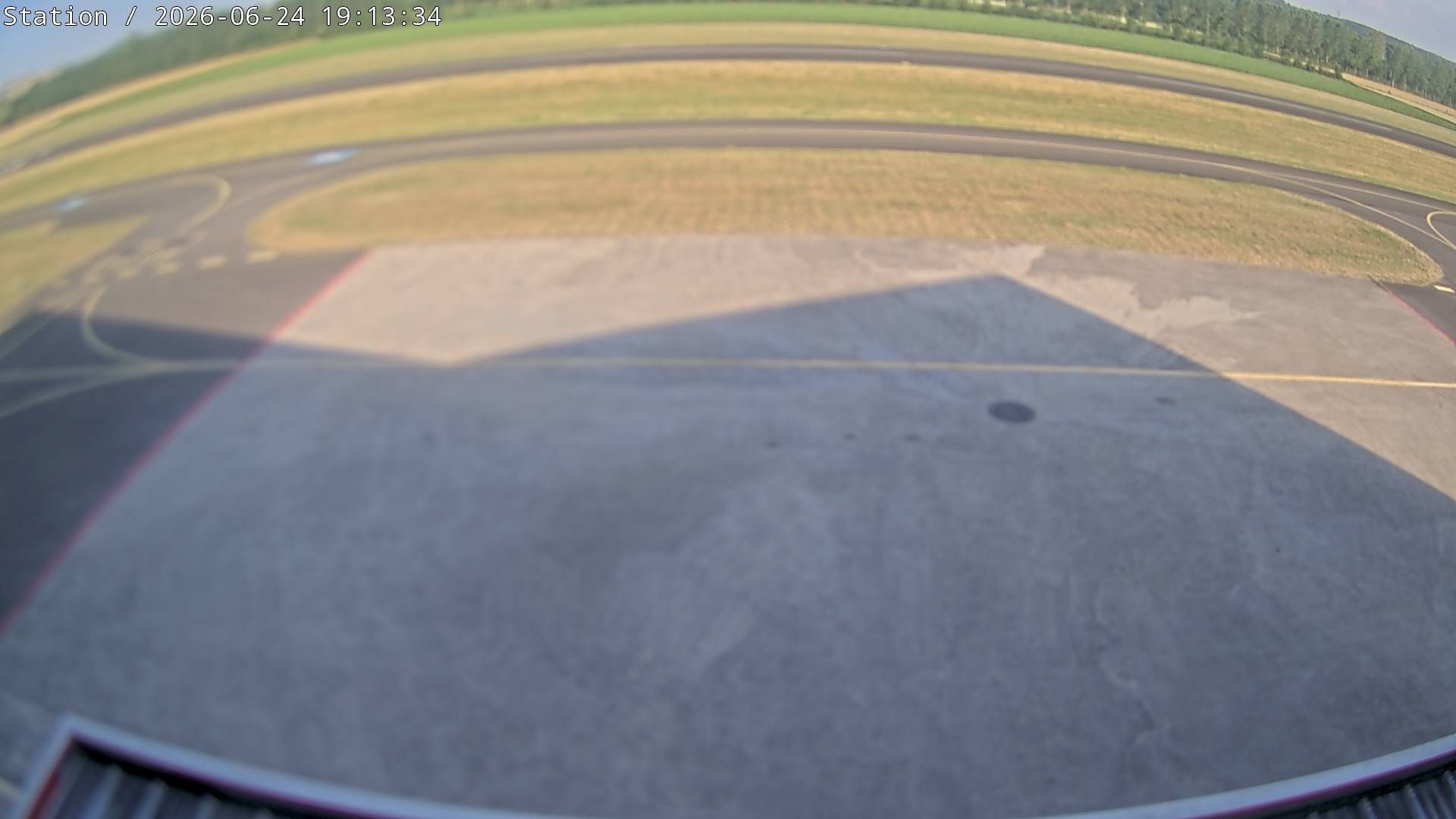 Yverdon-les-Bains: Airfield - Vaud, Switzerland: Parking