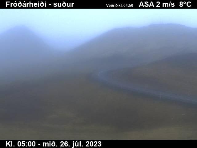 Traffic Cam Varmaland: Fróðárheiði