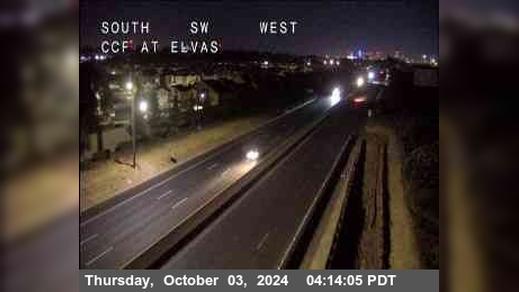 Traffic Cam Sacramento › South: Hwy 51 at Elvas