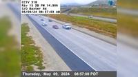 Wildomar > South: I-15 : (318) South of Baxter Road - Actual