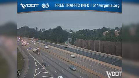 Traffic Cam Lorton: I-95 - MM 164.2 - NB - Exit 163, Route 642 - Rd A
