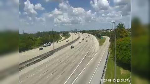 Traffic Cam South Miami Heights: Tpke MM 13.5 NB B