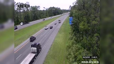 Traffic Cam Palm Coast: I-95 @ MM 300.6