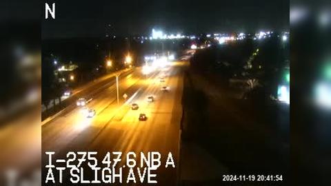 Traffic Cam Sulphur Springs: I-275 at Sligh Ave