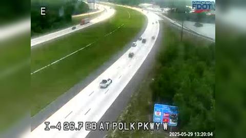 Traffic Cam Winston: I-4 at SR-570 Polk Pkwy West