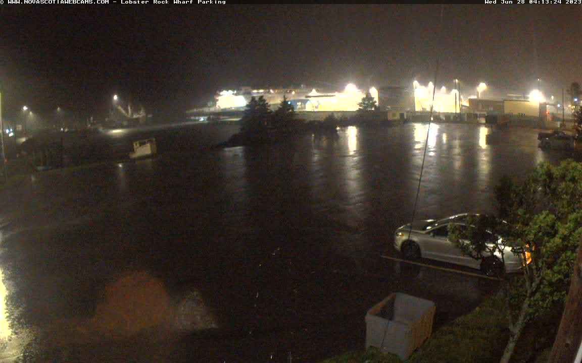 Downtown › NorthWest Lobster Rock Wharf Parking Landscape cam Canada