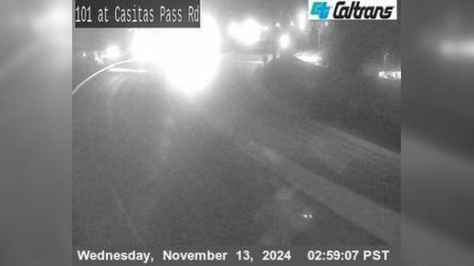 Traffic Cam Carpinteria › South: US-101 : South of Casitas Pass Road