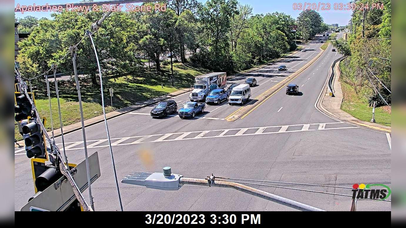 Traffic Cam Tallahassee: Apalachee Pkwy at Blair Stone Rd