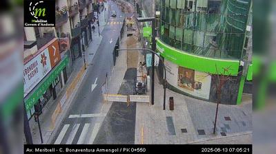 Andorra la Vella: Av. Meritxell - c. Bonaventura Armengol PK 0+550 - 1.013 metres
