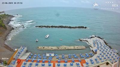 Preview delle webcam di Livorno › South-West: Hotel Rex - Antignano Diving Center