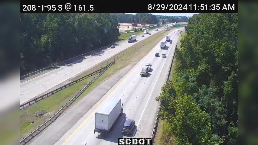 Traffic Cam Hoffmeyer Crossroads: I-95 S @ MM 161.5