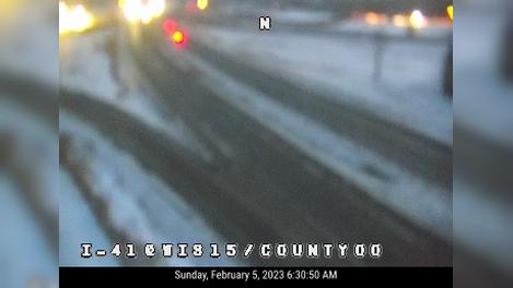 Traffic Cam Bellevue: I-41 at WIS 15/County OO