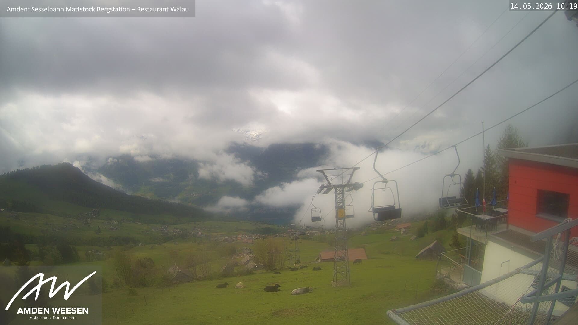 Amden › Süden: Walau - Mattstock - Sesselbahn Mattstock | Skigebiet Mattstock Amden - Mürtschenstock