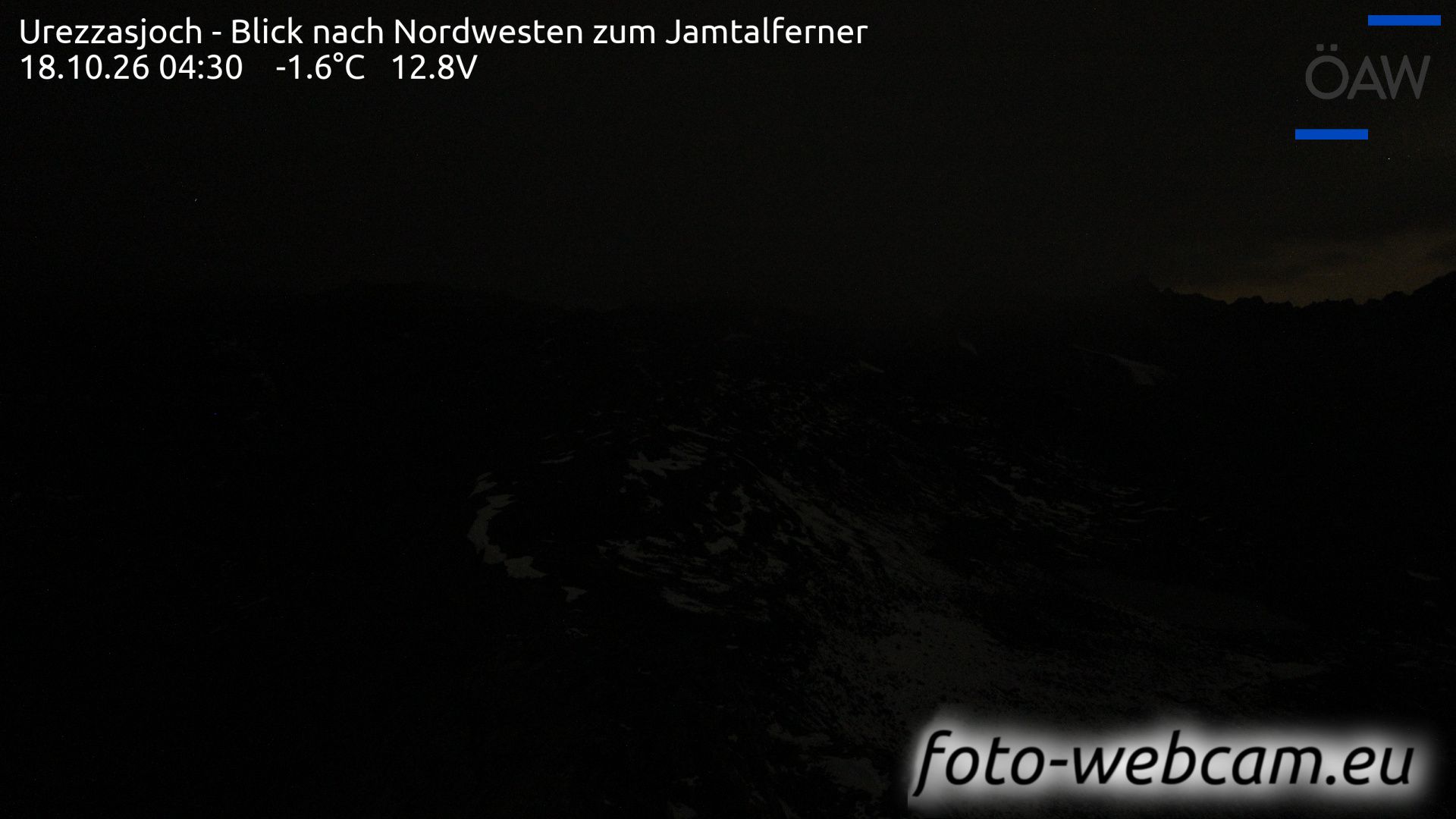 Scuol: Urezzasjoch - Blick nach Nordwesten zum Jamtalferner