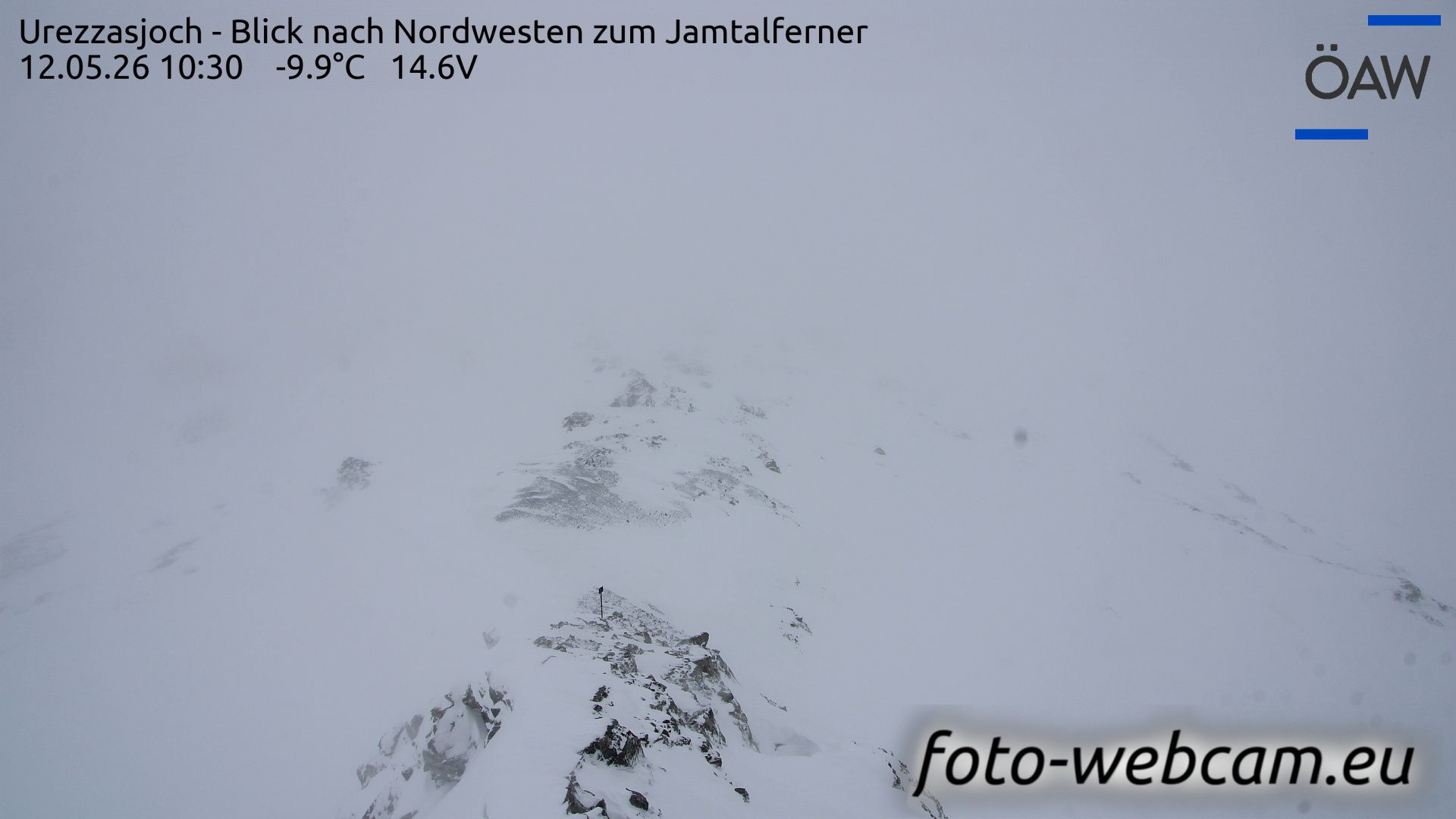 Scuol: Urezzasjoch - Blick nach Nordwesten zum Jamtalferner