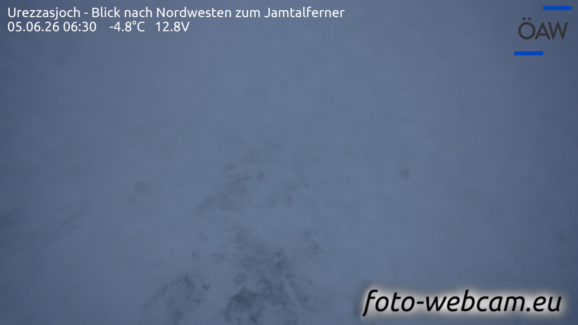 Scuol: Urezzasjoch - Blick nach Nordwesten zum Jamtalferner