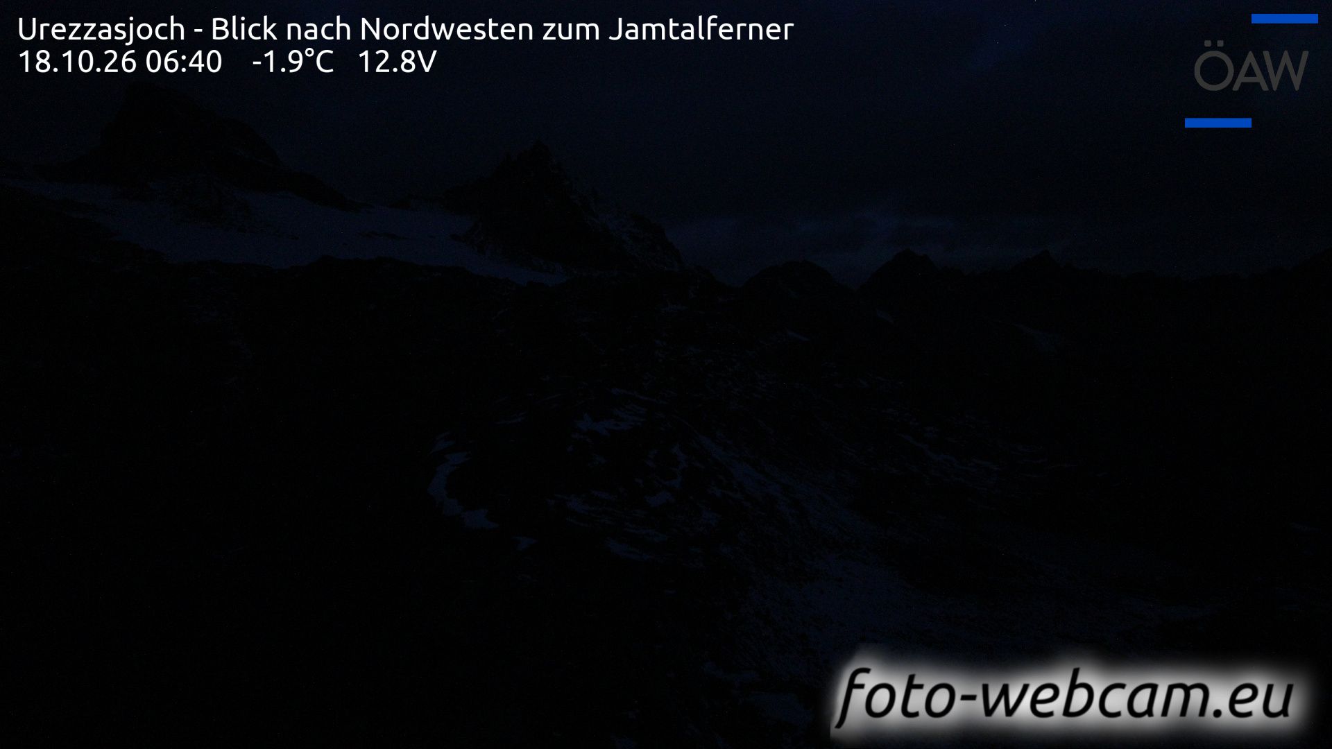 Scuol: Urezzasjoch - Blick nach Nordwesten zum Jamtalferner